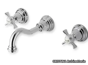 CANOVA CRICN242 - 3 hole wall-mounted washbasin mixer _ CRISTINA Rubinetterie