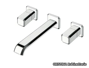 ITALY CRIIT243 - 3 hole wall-mounted washbasin mixer _ CRISTINA Rubinetterie