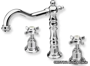 LONDRA CRILD207 - 3 hole washbasin mixer with individual rosettes _ CRISTINA Rubinetterie