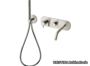 PIX CRIPX103 - Bathtub mixer with diverter with hand shower _ CRISTINA Rubinetterie