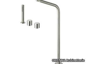 SX CRISX121 - 4 hole floor standing bathtub set with hand shower _ CRISTINA Rubinetterie