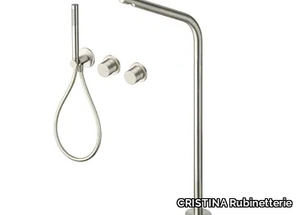 SX CRISX131 - Single handle bathtub mixer with hand shower _ CRISTINA Rubinetterie