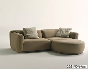 BAGUTTA - Sectional fabric sofa with chaise longue _ CTS SALOTTI
