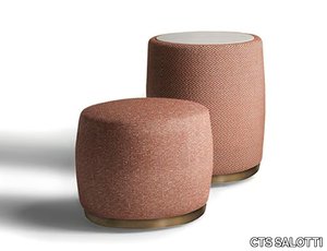 DOMINO - Upholstered fabric pouf _ CTS SALOTTI