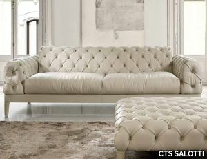 ELLIOT - Tufted leather sofa _ CTS SALOTTI