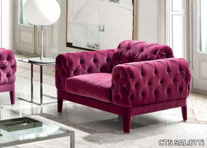 ELLIOT - Tufted armchair with armrests _ CTS SALOTTI