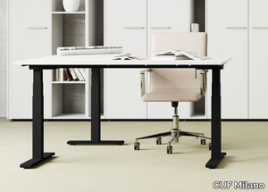 SMART - Rectangular height-adjustable office desk _ CUF Milano