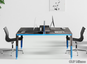 GLEB - Multiple office desk with desk screens _ CUF Milano