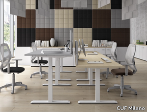 ISOLA UP - Height-adjustable office desk _ CUF Milano