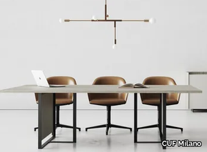 MAGENTA - Rectangular laminate meeting table _ CUF Milano