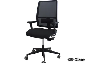 WORK - Office chair with castors with 5-Spoke base _ CUF Milano