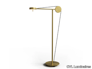 CERCLE & TRAIT - LED reading brass floor lamp _ CVL Luminaires