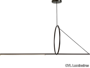 CERCLE & TRAIT - LED brass pendant lamp _ CVL Luminaires