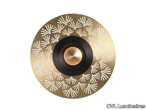 EARTH PALM - LED brass wall light _ CVL Luminaires