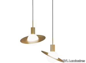 SATURNE - LED brass pendant lamp _ CVL Luminaires