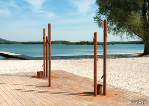 MONSIEUR - Corten™ outdoor shower _ CYRIA