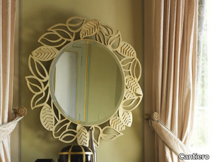 GRAND ÉTOILE - Round wall-mounted framed mirror _ Cantiero