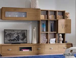 AMARCORD DAY - Sectional wooden storage wall _ Cantiero