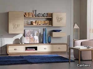 AMARCORD DAY - Sectional wooden storage wall _ Cantiero