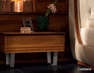 ELETTRA NIGHT - Wooden bedside table with drawers _ Cantiero