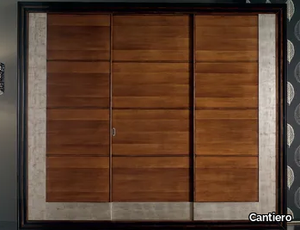 ÉTOILE NIGHT - Solid wood wardrobe with sliding doors _ Cantiero