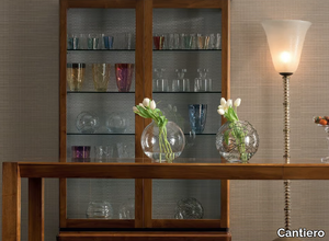 ELETTRA DAY - Solid wood display cabinet _ Cantiero