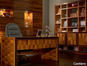 ELETTRA DAY - Rectangular solid wood office desk _ Cantiero