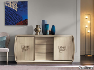 AMARCORD DAY - Wooden sideboard with doors _ Cantiero