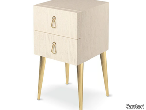 CITY - Wooden bedside table with drawers _ Cantori