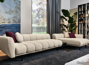 BLOCKBAU - Sectional fabric sofa _ Cantori