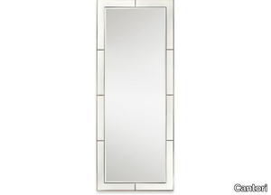 AMELIA - Rectangular leather mirror _ Cantori