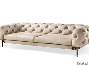 ATENAE - Tufted leather sofa _ Cantori