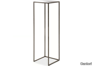 NARCISO - Square mirrored glass high side table _ Cantori