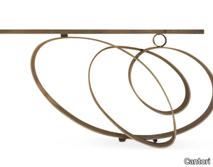 RODIN - Rectangular metal console table _ Cantori