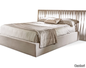 TWIST - Leather double bed _ Cantori