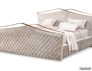 VALENTINO - Upholstered velvet double bed _ Cantori