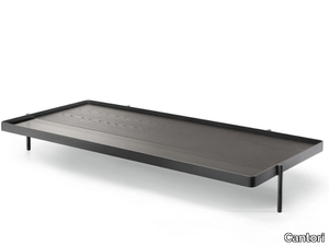 VALLEY - Low rectangular wooden coffee table _ Cantori