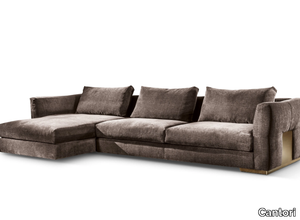 MONTECARLO - Corner fabric sofa _ Cantori