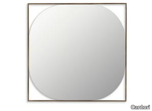 WILLOW - Square framed wall-mounted mirror _ Cantori