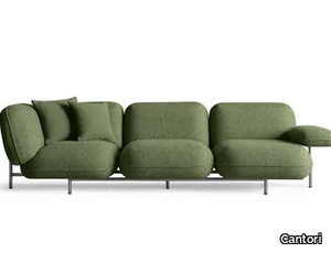 CLOUD - Modular fabric garden sofa _ Cantori