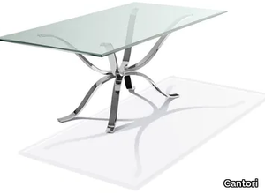 ATLANTE - Rectangular glass table _ Cantori