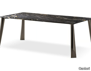 MILOS - Rectangular marble table _ Cantori