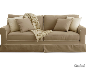 RIVOLI - 3 seater fabric sofa with removable cover _ Cantori