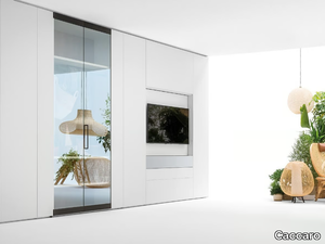 ROOMY - Sectional wardrobe with built-in TV _ Caccaro