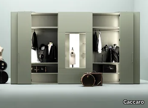 ROOMY - Sectional mirrored wardrobe _ Caccaro