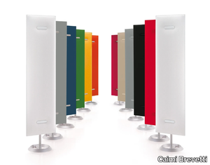 MITESCO TOTEM - Sound absorbing freestanding fabric office screen _ Caimi Brevetti