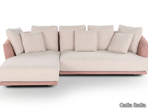 APLOMB - Fabric sofa with chaise longue _ Calia Italia
