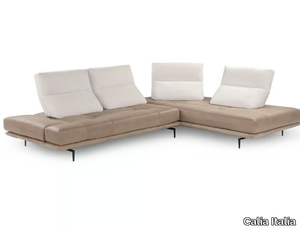 BOERO - Corner sectional leather sofa _ Calia Italia