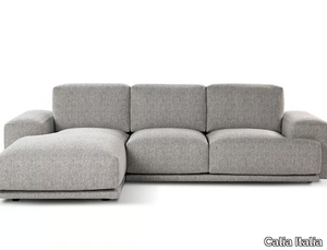 FOSTER - 4 seater fabric sofa with chaise longue _ Calia Italia