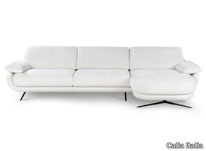 REGAL_E - Fabric sofa with chaise longue with headrest _ Calia Italia